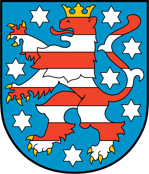 Das Wappen f&uuml;r Th&uuml;ringen